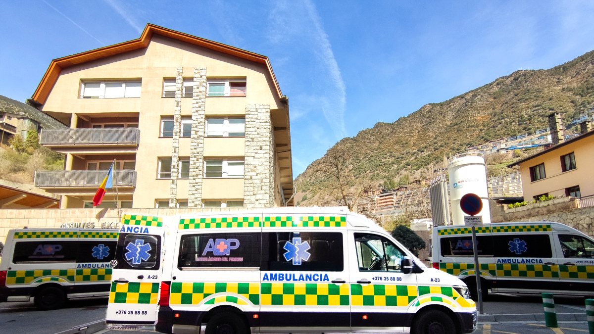 Un vehicle d’Ambulàcies del Pirineu.