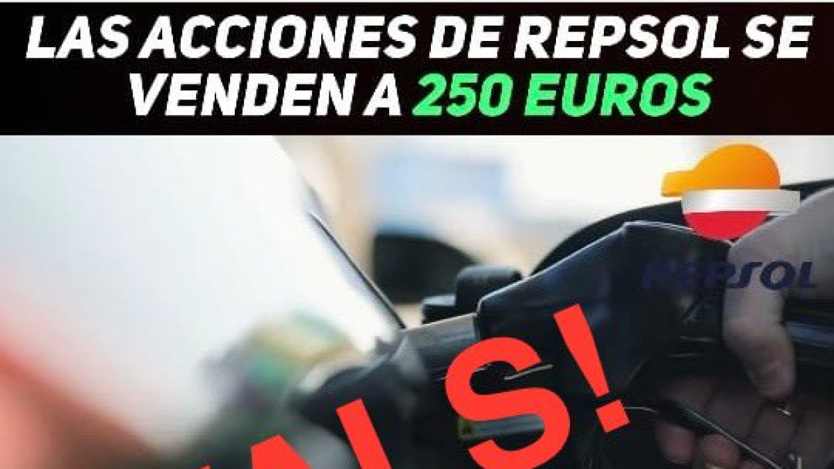 Fals anunci de venda d'accions de Repsol