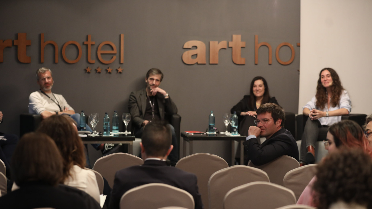 Un moment del seminari aquest matí