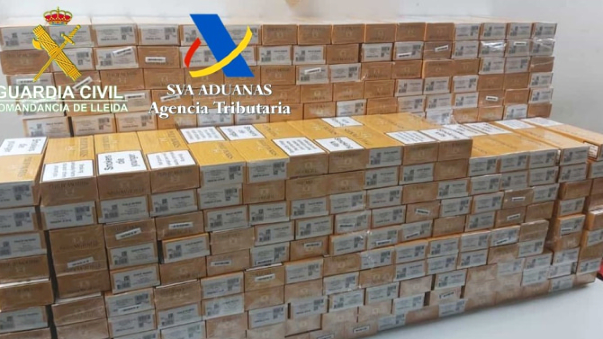 El tabac decomissat.