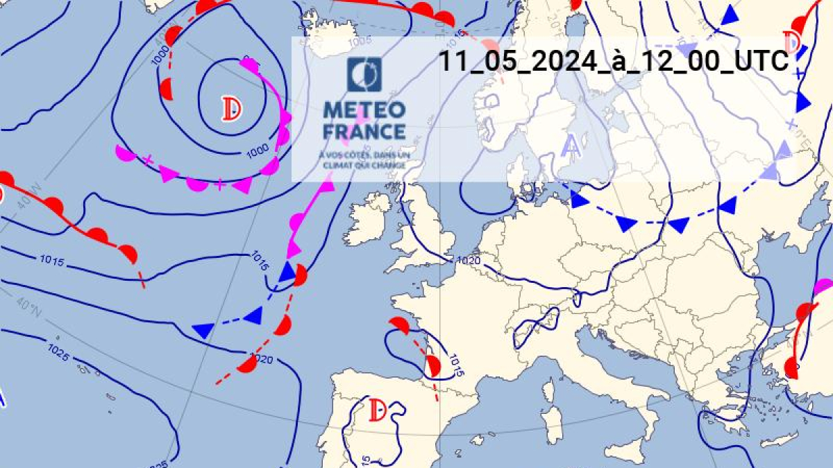 Arribada d'un embossament d'aire fred