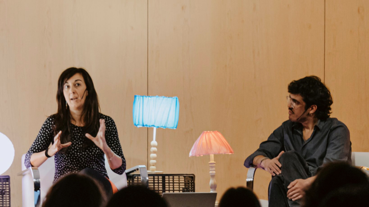 Marta Grau i Alejandro Marín, ahir a l’Ull Nu.