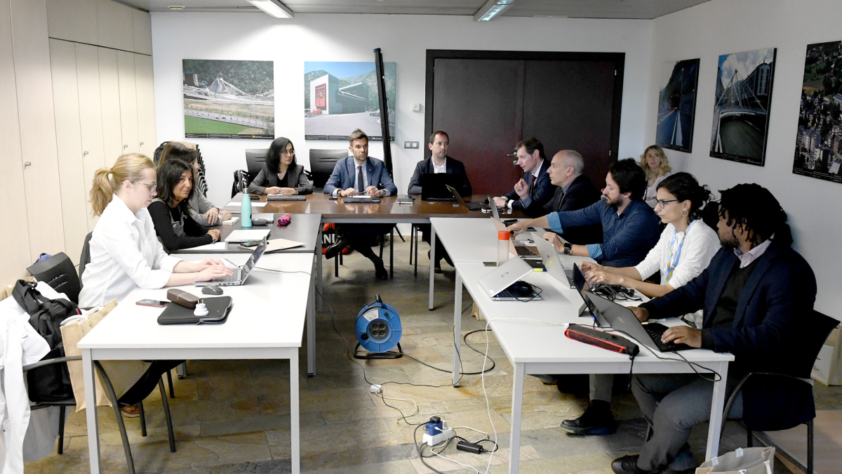 Reunió de la delegació de l'ONU sobre el canvi climàtic presidida per David Forné