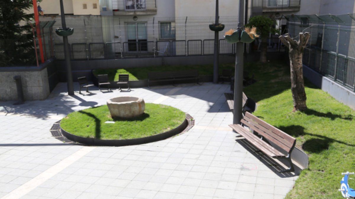 La plaça Sant Roc.