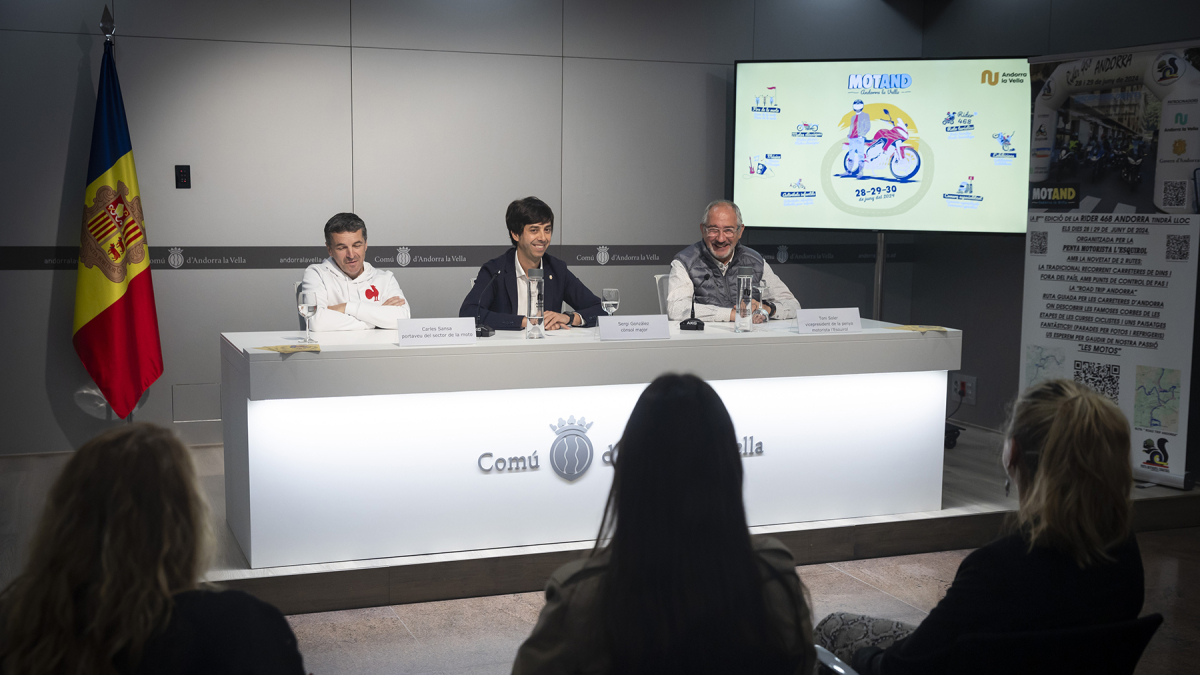 Presentació Motand
Foto: Comú d'Andorra la Vella/Tony Lara