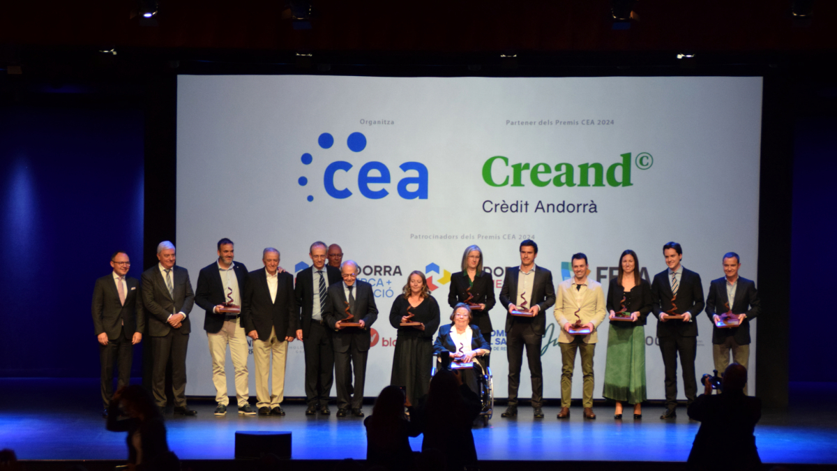 Els guardonats als premis de la CEA.