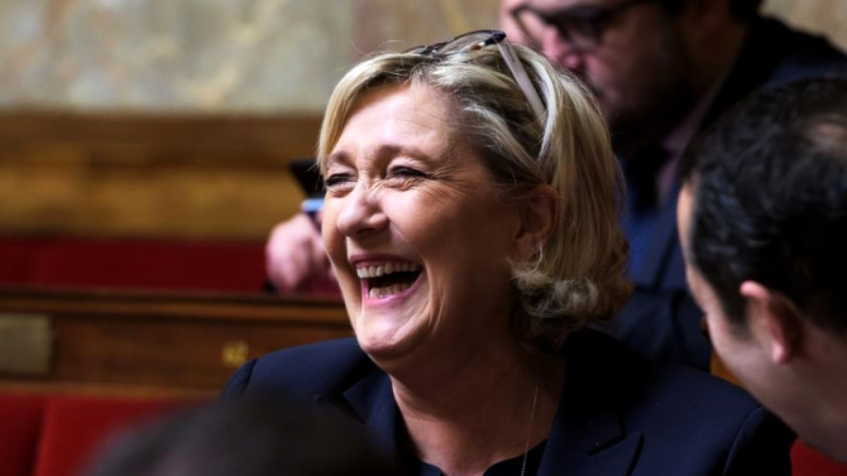 La diputada de Reagrupament Nacional Marine Le Pen.