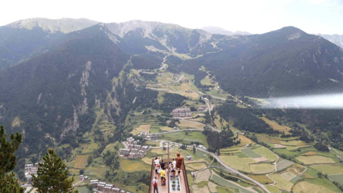 El mirador del Roc del Quer és un dels atractius turístics de Canillo.