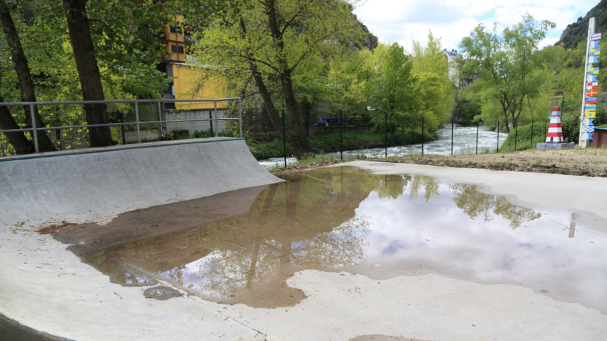 Una de les zones del parc del prat del Senzill que el comú millorarà