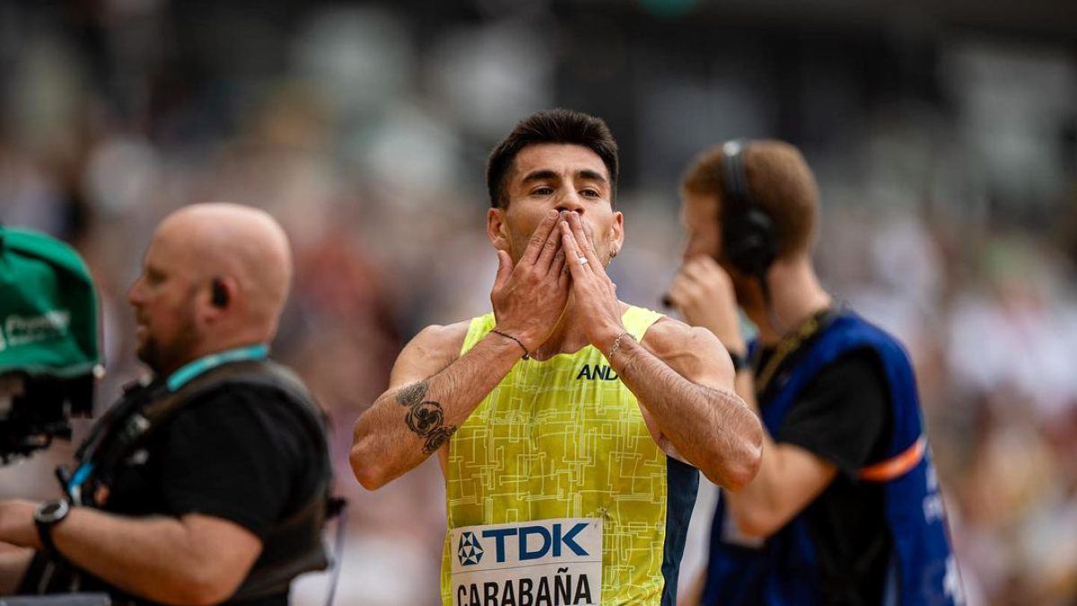 Nahuel Carabaña, al Mundial de Glasgow de l’any passat.
