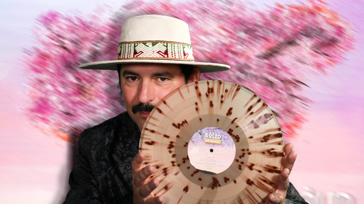 Barrero presentant el nou disc, ‘Sòlid’.