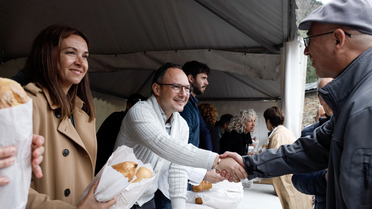 Espot durant la celebració de l’aplec del Canòlich, ahir.
