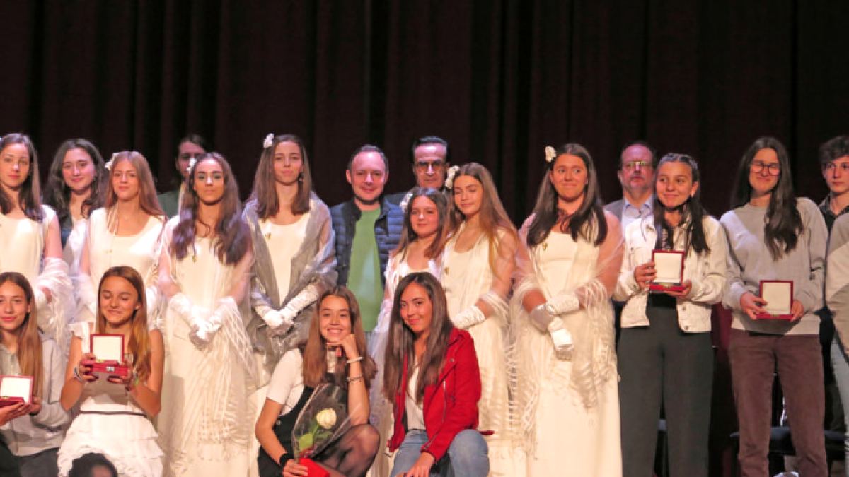 Una gala anterior dels Jocs Florals juvenils.