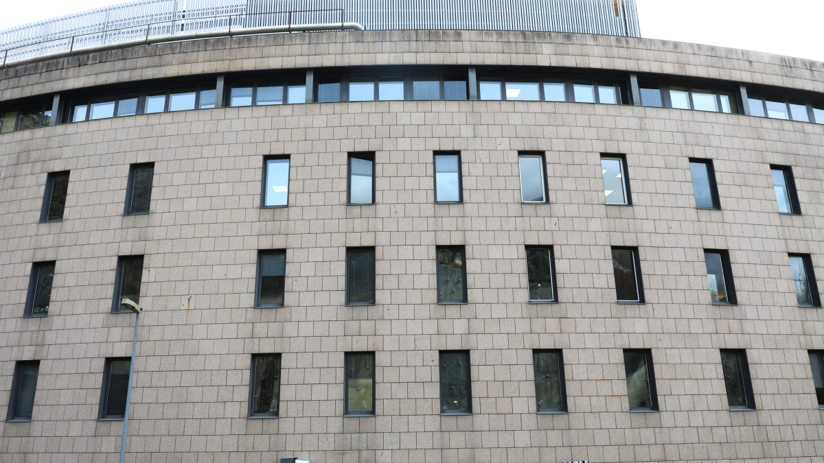 La façana de l’hospital de Meritxell.