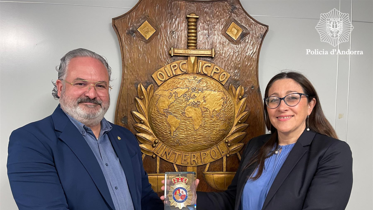 Robert Guirao i Carmen Muñoz durant la visita