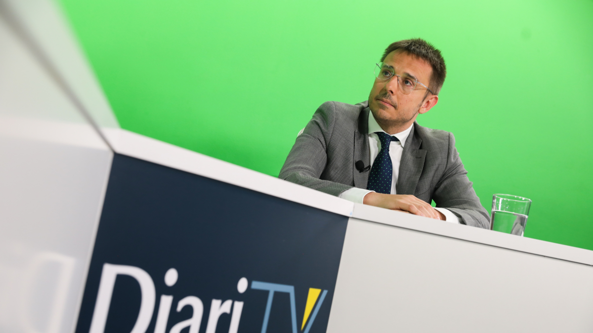 Joan León durant l’entrevista al ‘Parlem-ne’.