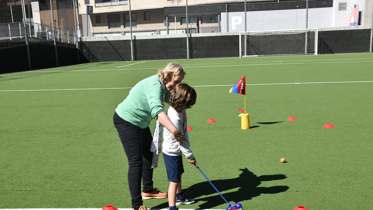 Un moment de la jornada dedicada al golf impulsada per Creand Fundació i la Federació de Golf d’Andorra.