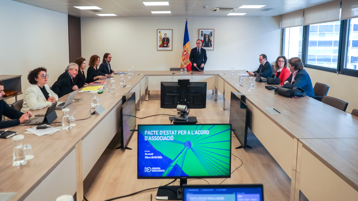 Una reunió del pacte d’Estat.