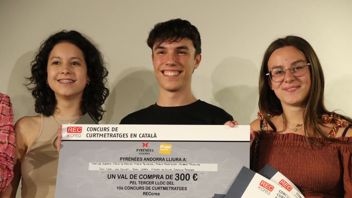 Els guanyadors del tercer premi del Concurs de curtmetratges RECcrea.