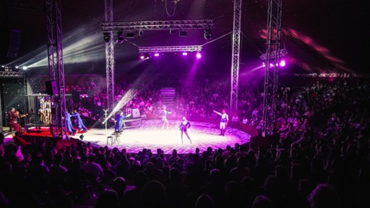 Un instant de l'espectacle.