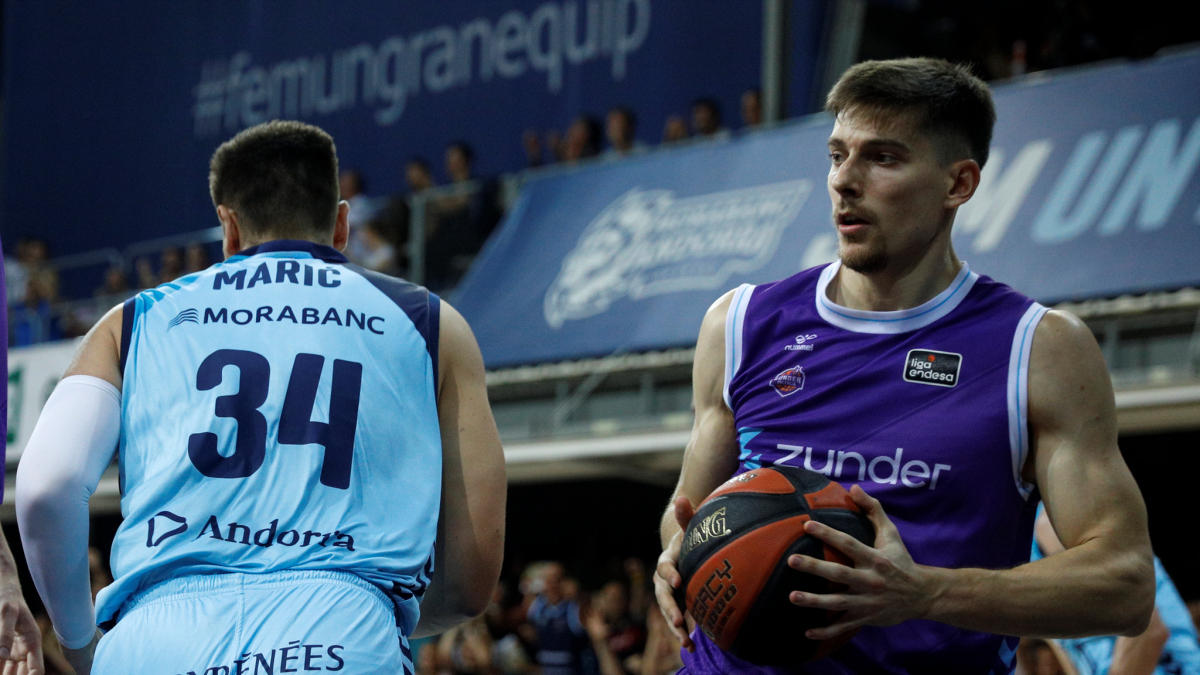 Chumi, al partit contra el MoraBanc a Andorra.