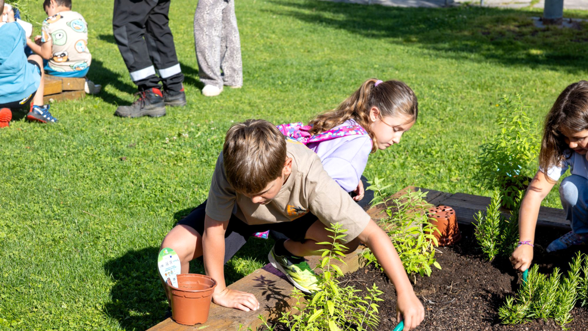 Taller de jardineria per als més petits.