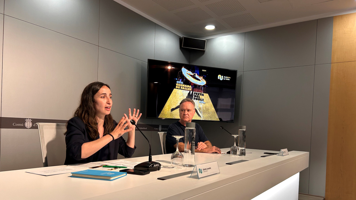 Losada i Cartes, ahir en roda de premsa.
