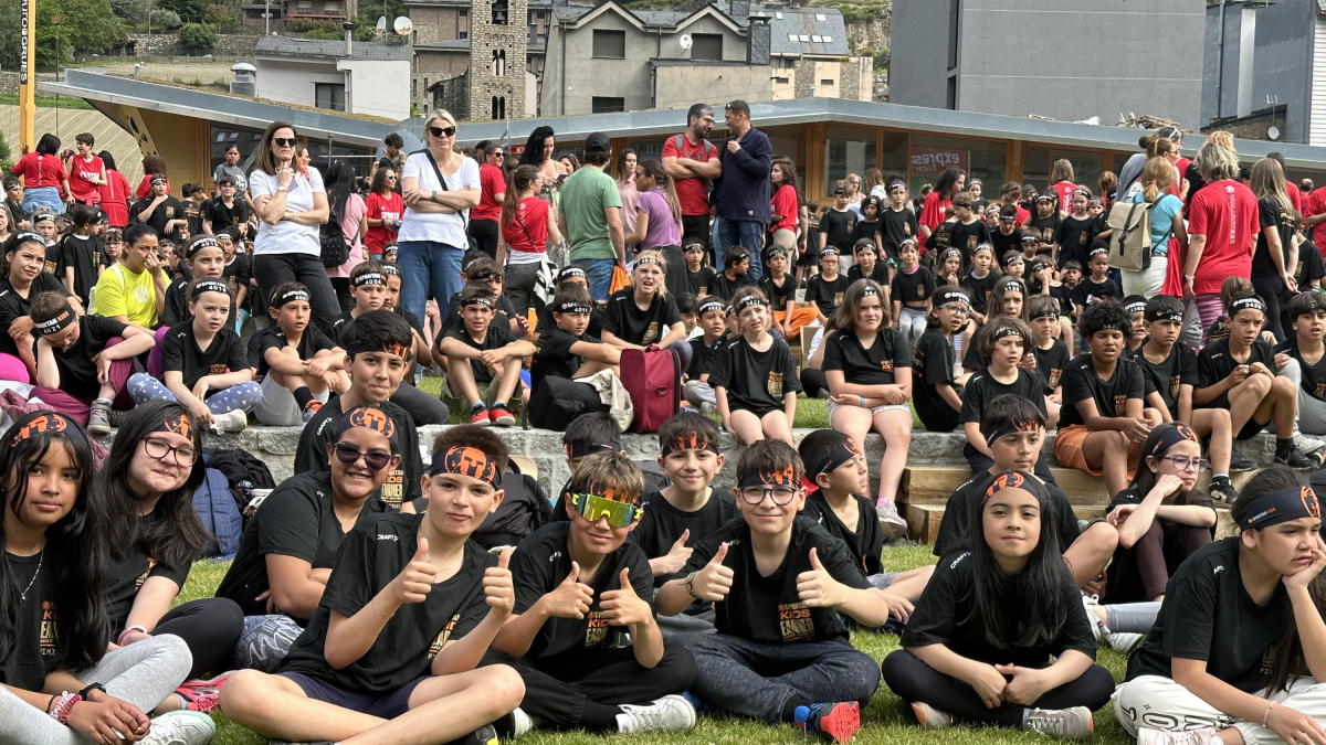 Els participants que han pres part de l'Spartan Kids.