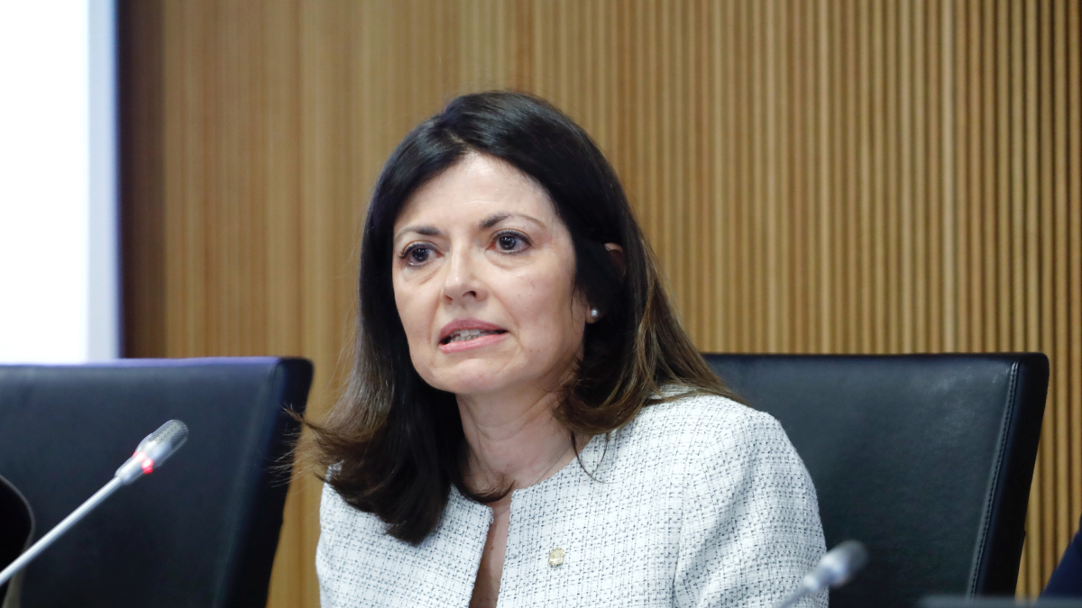 La ministra Imma Tor durant la compareixença d'aquest divendres