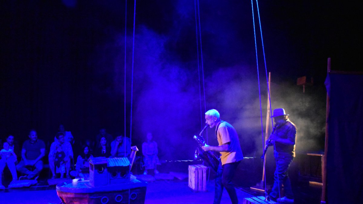 Un instant de l'espectacle.