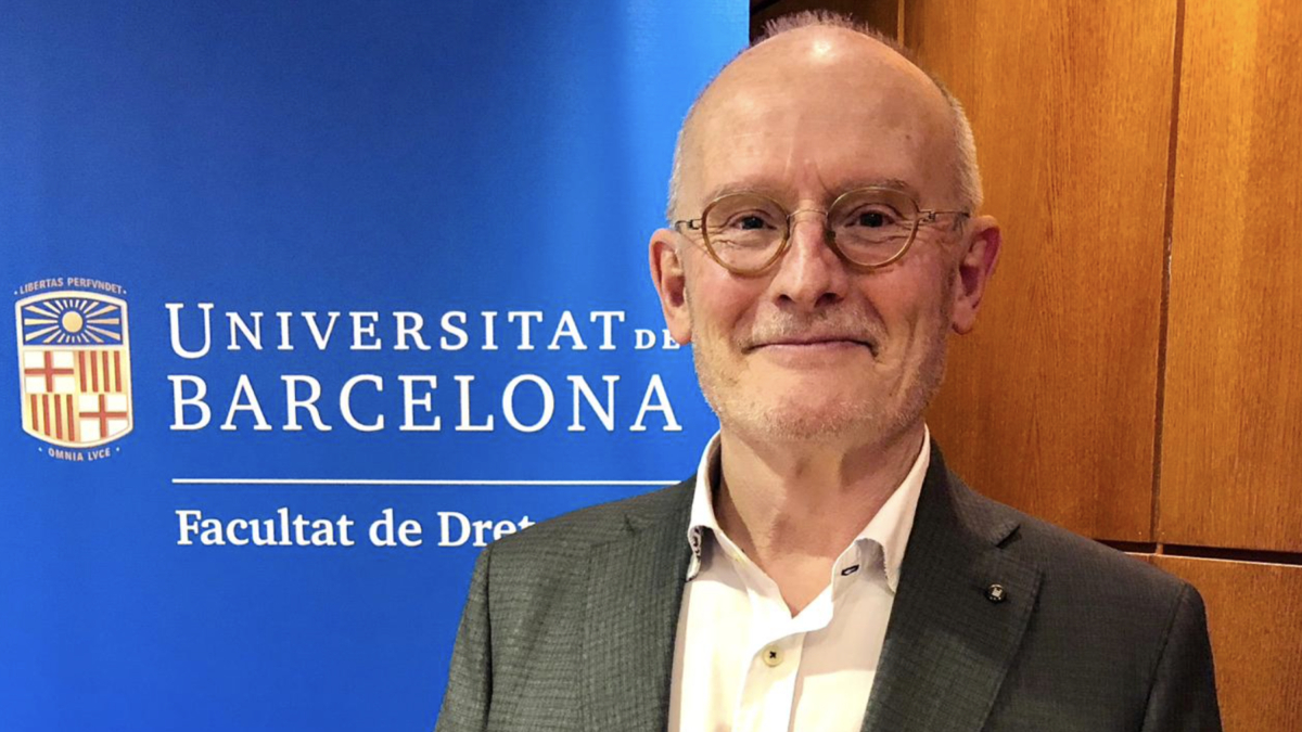El catedràtic en dret europeu i degà de la UB, Andreu Olesti.