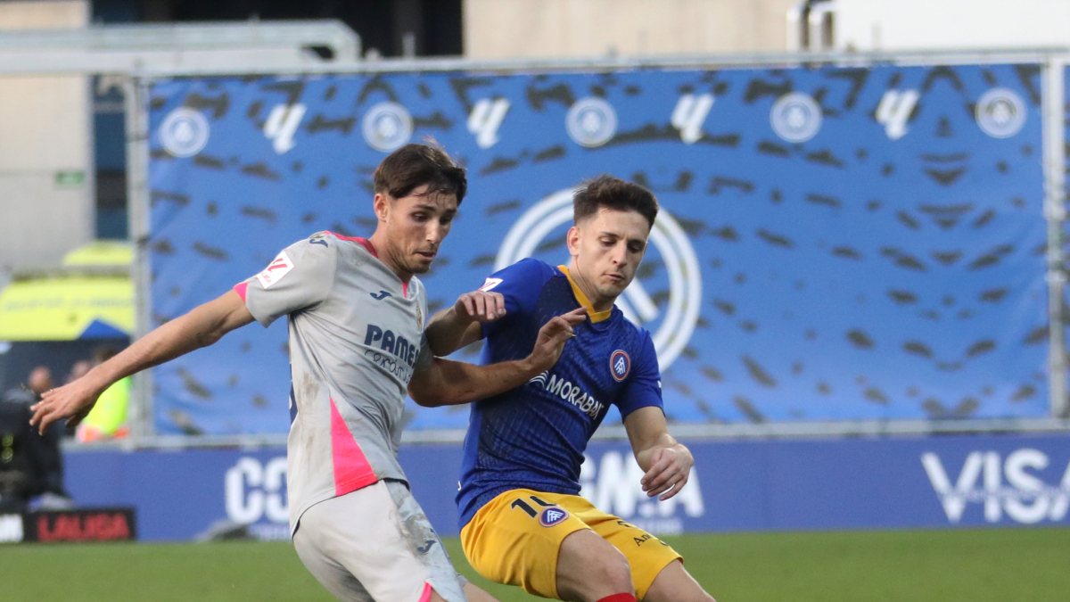 Iván Gil.
Jornada 22 de LaLiga Hypermotion que enfronta al FC Andorra contra el Villarreal B amb resultat final de 1 a 1
Foto: Fernando Galindo