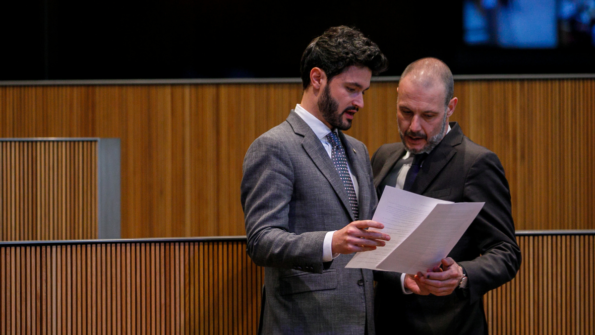 Els consellers de Concòrdia Cerni Escalé i Jordi Casadevall.