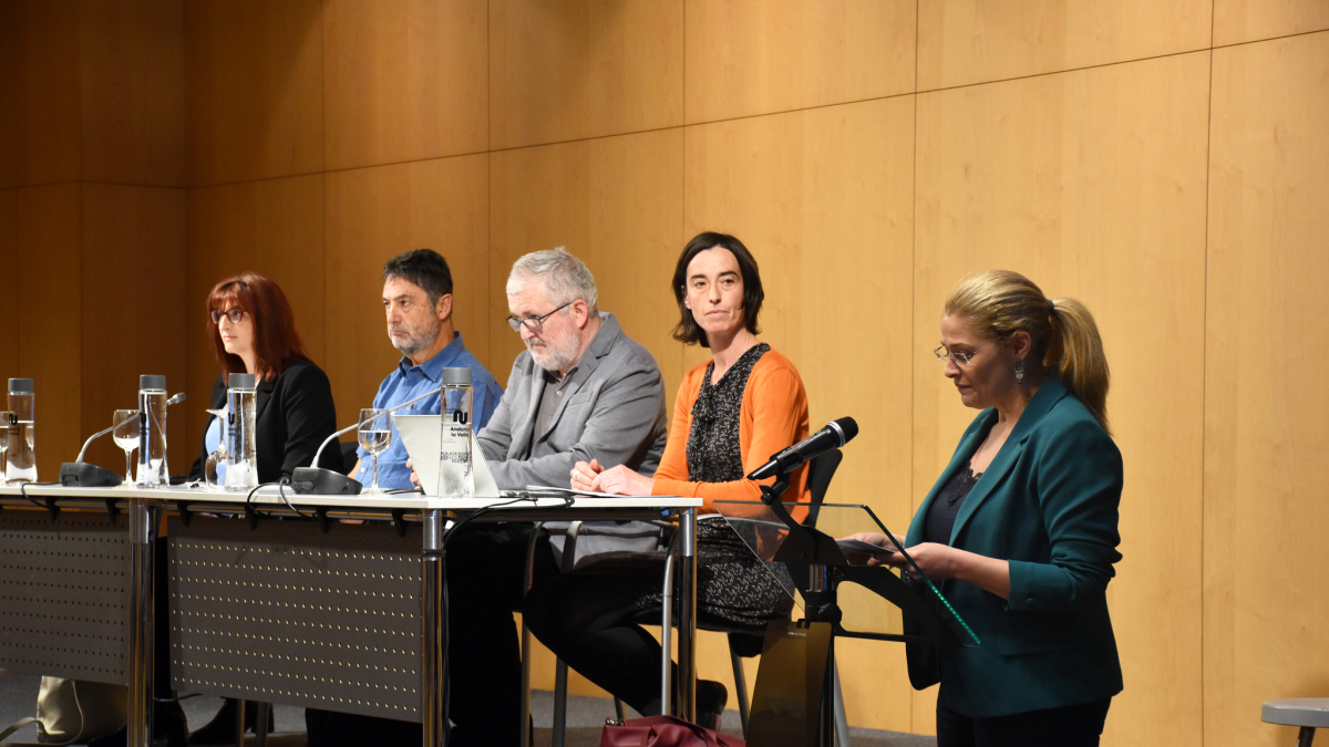 Els participants en la jornada, ahir.