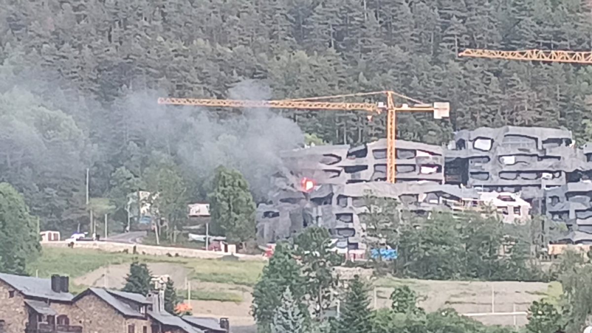 El foc d’ahir a la Querola.