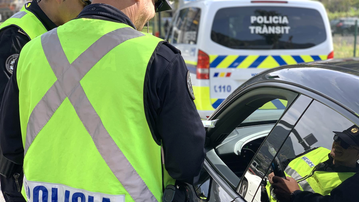 Un control d’alcoholèmia.