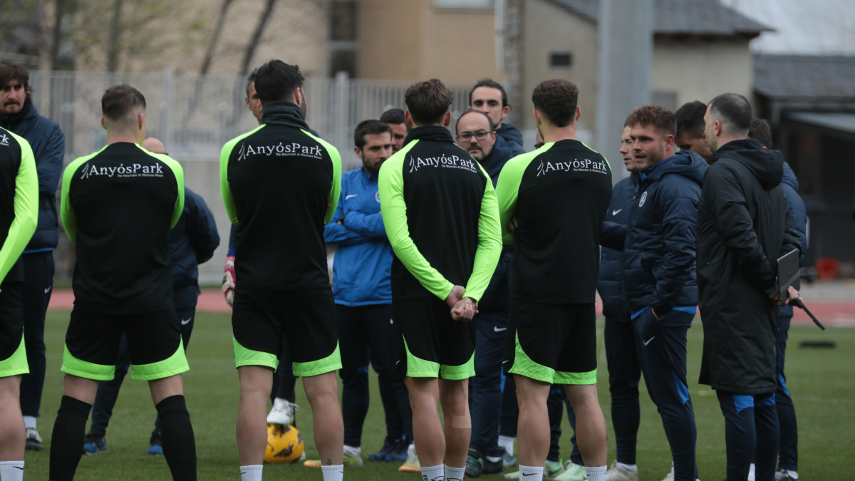 Ferran Costa, en el primer entrenament amb l’equip el curs passat.
