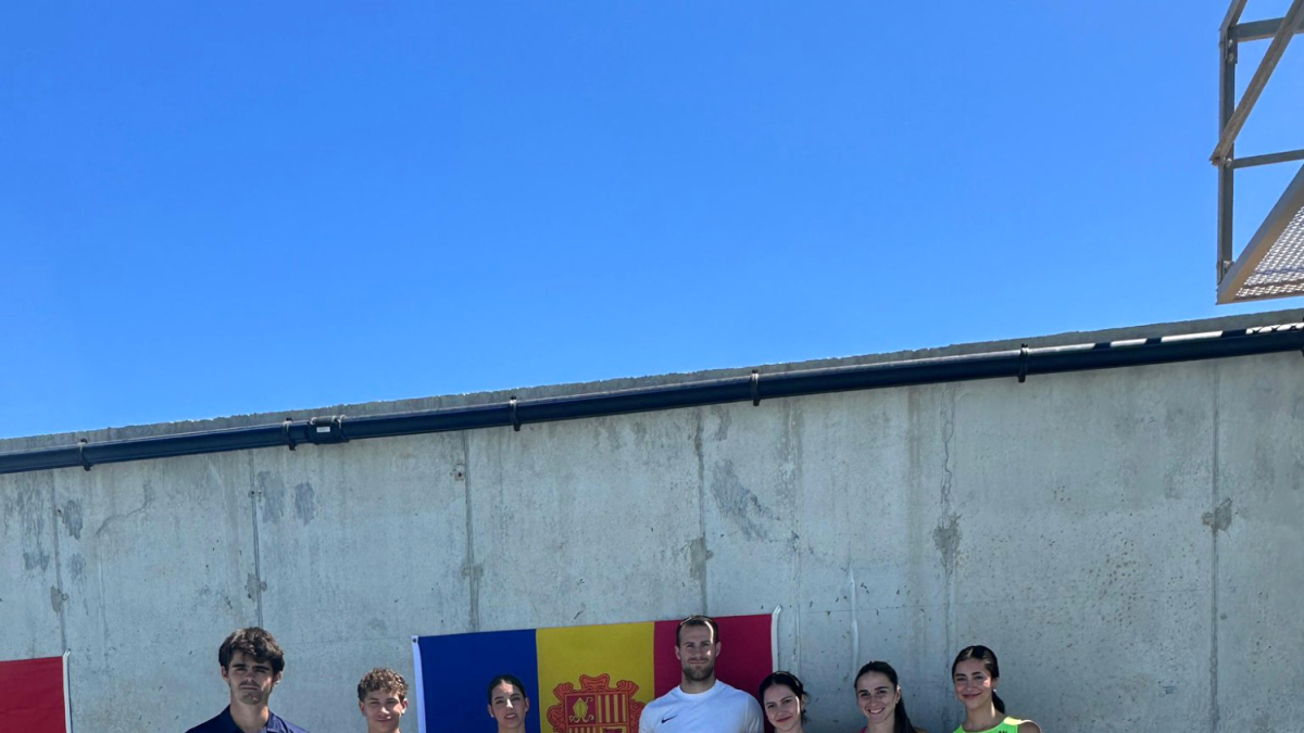 La delegació andorrana a Gibraltar.