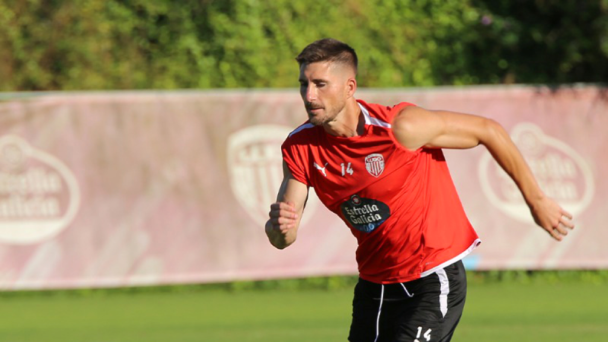 Morgado, en un entrenament de la temporada passada.