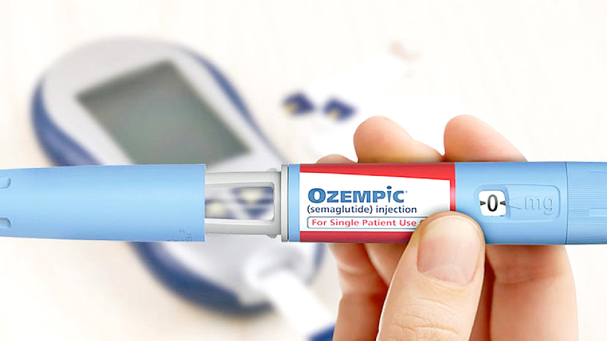 Un dispositiu per injectar-se Ozempic.