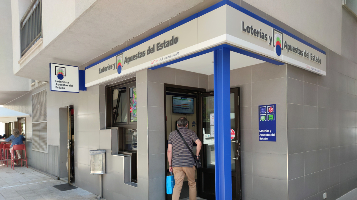 L’establiment de loteria escaldenc.