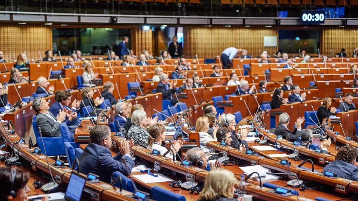Una reunió del plenari del Consell d'Europa