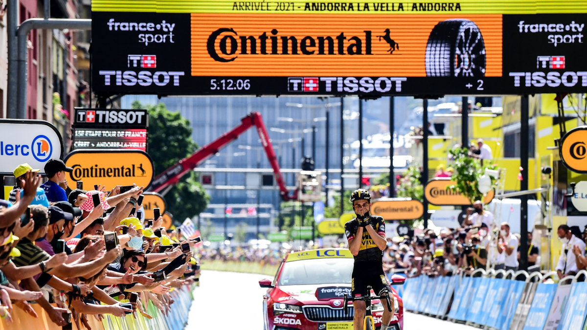 El resident Sepp Kuss va guanyar l’etapa l’últim cop que el Tour va arribar al país, el 2021.