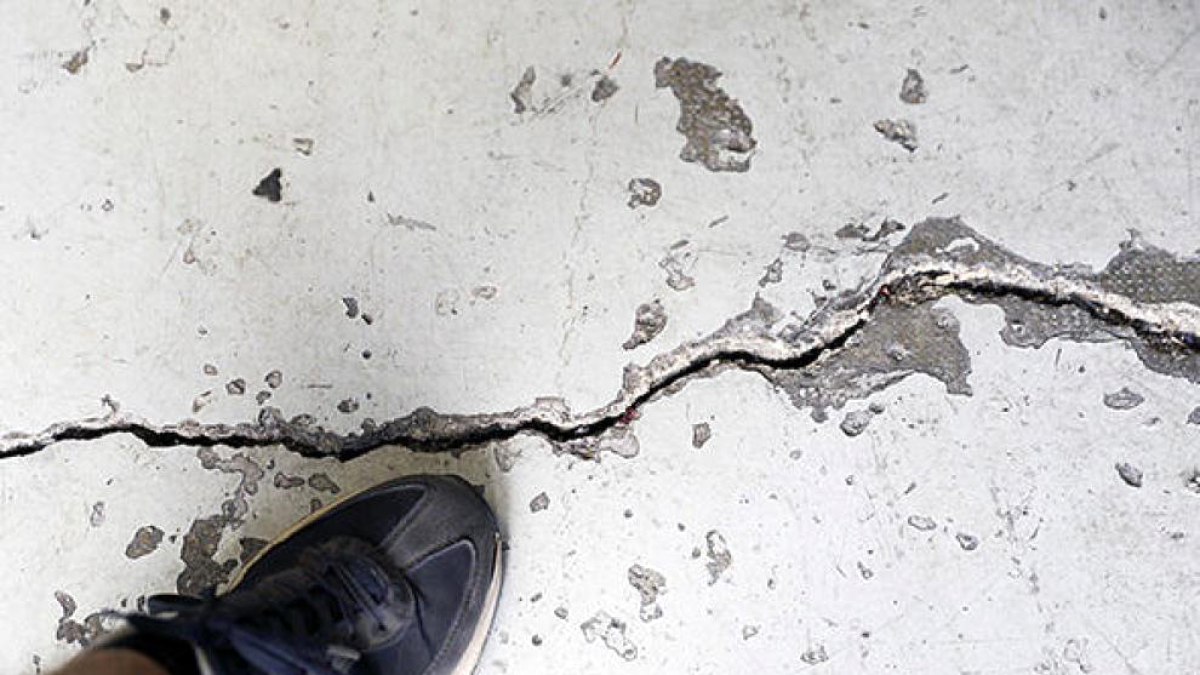 Esquerdes al número 28 de l’avinguda Santa Coloma d’Andorra la Vella.