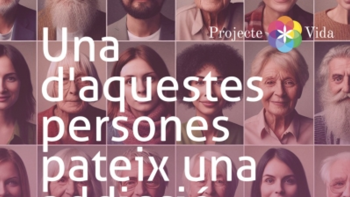 Una imatge de la campanya que posa en marxa Projecte Vida.