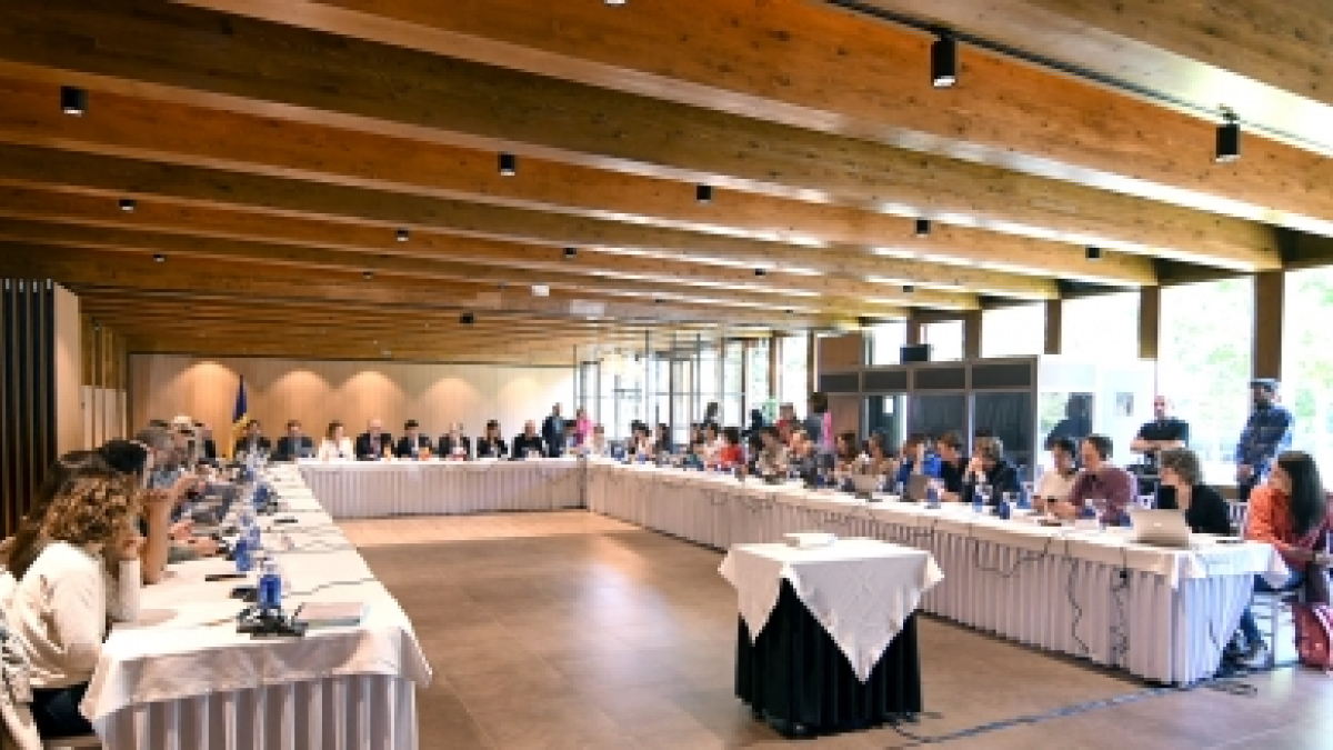 Un moment de la 63a trobada sobre salut animal i vegetal hispano-francesa-andorrana.