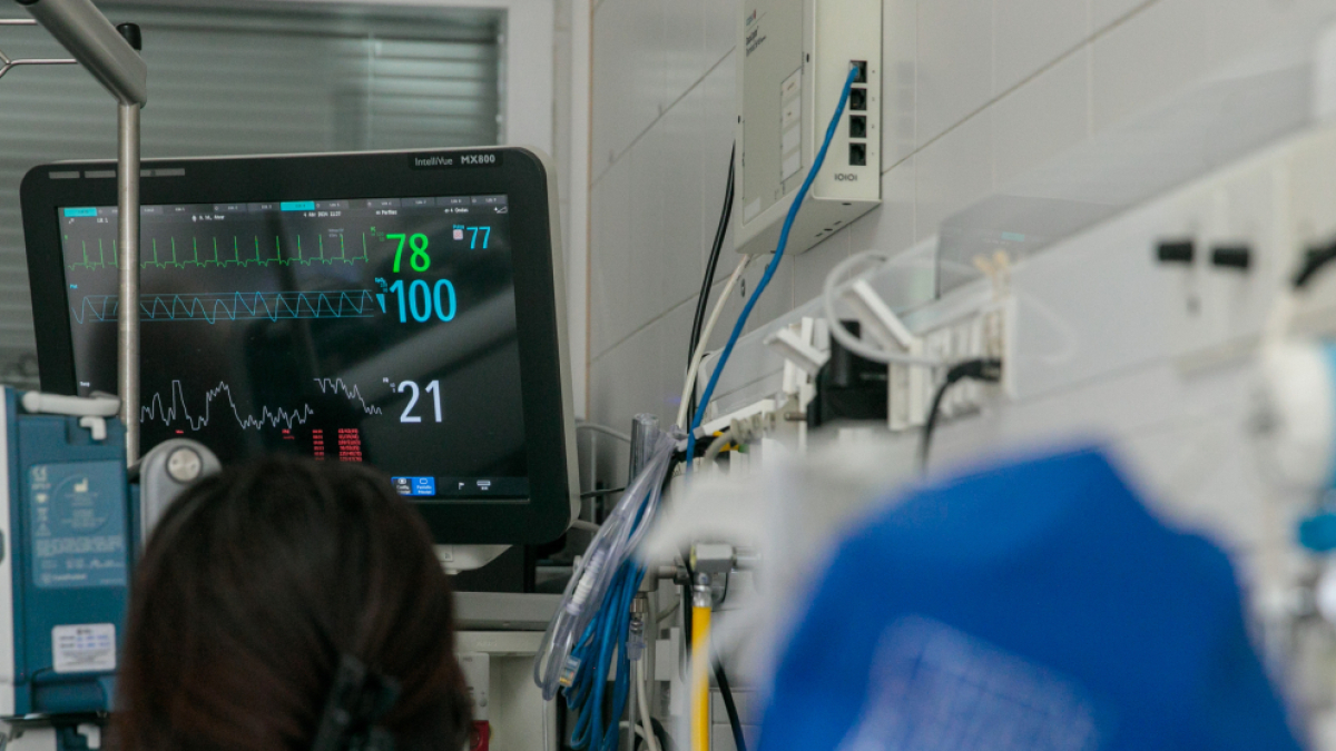 Unitat de cures intensives a l 'Hospital Nostra Senyora de Meritxell