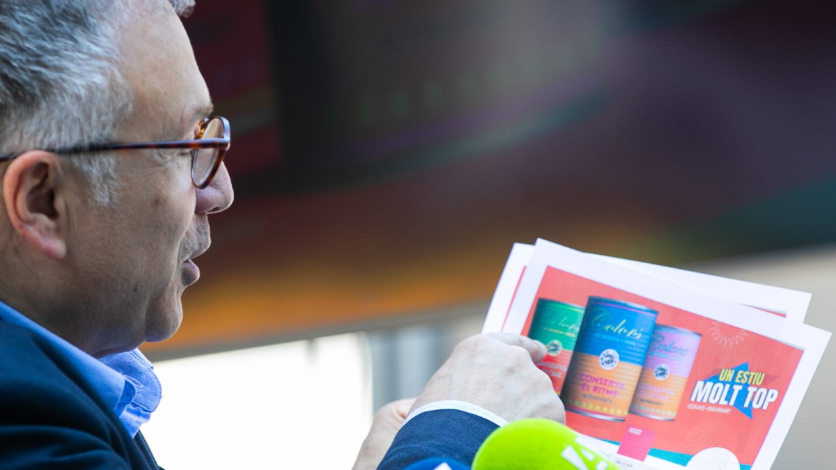 El Conseller de Cultura, Valentí Closa, a la presentació de l'acte