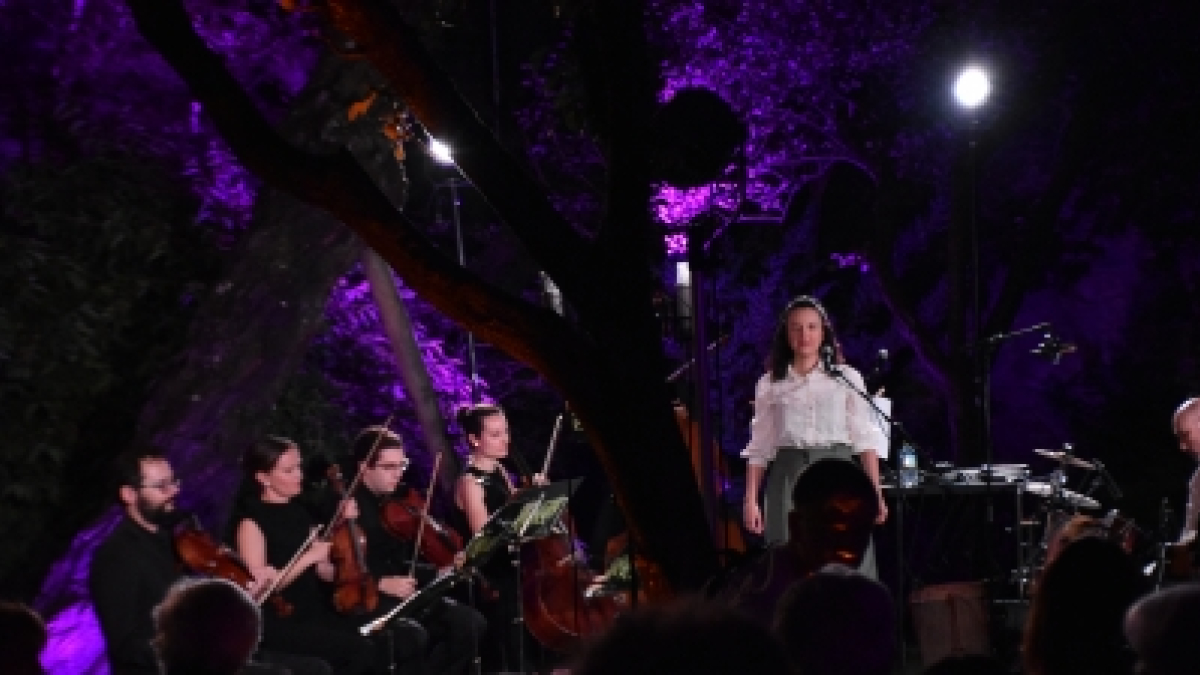 Un instant del concert 'Engrunes del Patrimoni'.
