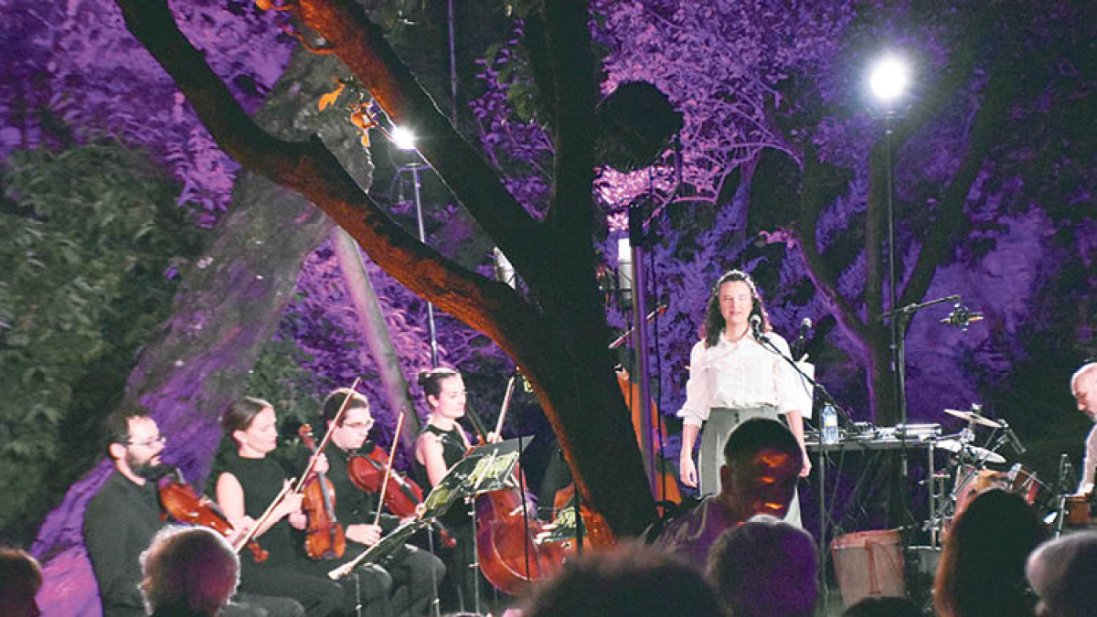 Un instant del concert ‘Engrunes del Patrimoni’.